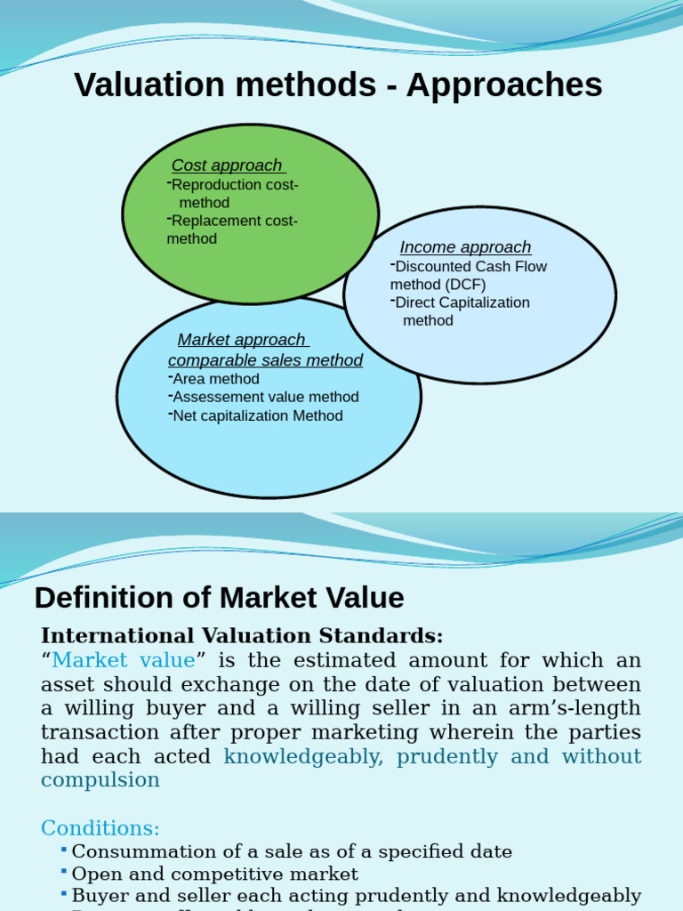 Lecture 1 Comparable Sales Approach Pdf Real Estate Appraisal