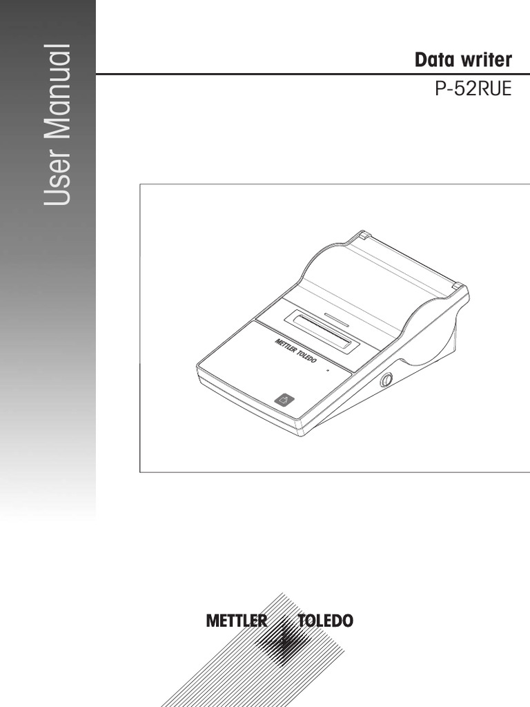 P-52RUE Data Writer User Manual | PDF | Electrical Connector | Ac Power ...