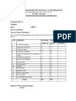 Performance Sheet