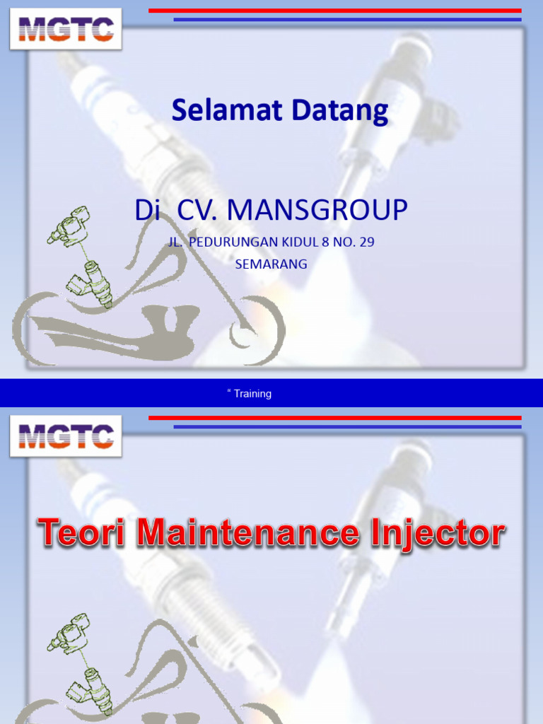 Panduan Pembersihan Injektor Motor | PDF