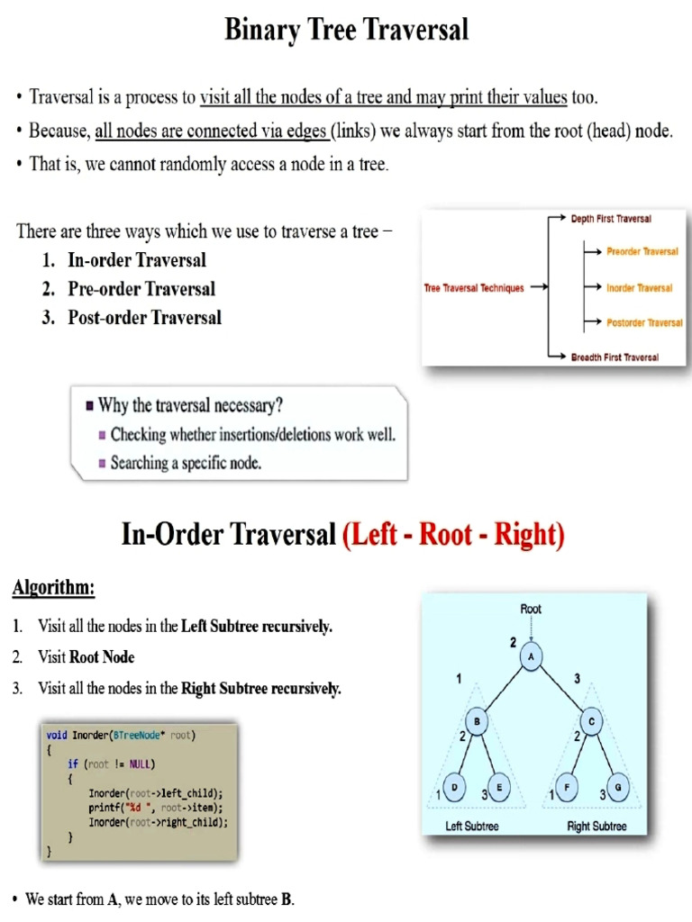Tree Traversal | PDF