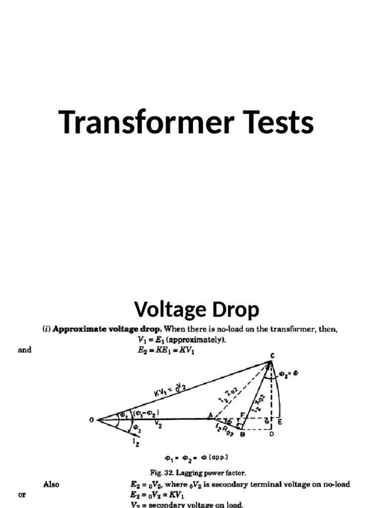 Transformer Efficiency and Testing Guide | PDF