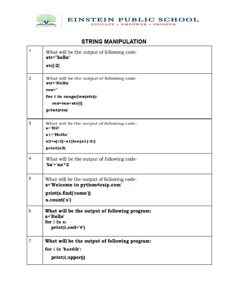 1759833099.915string Worksheet | PDF