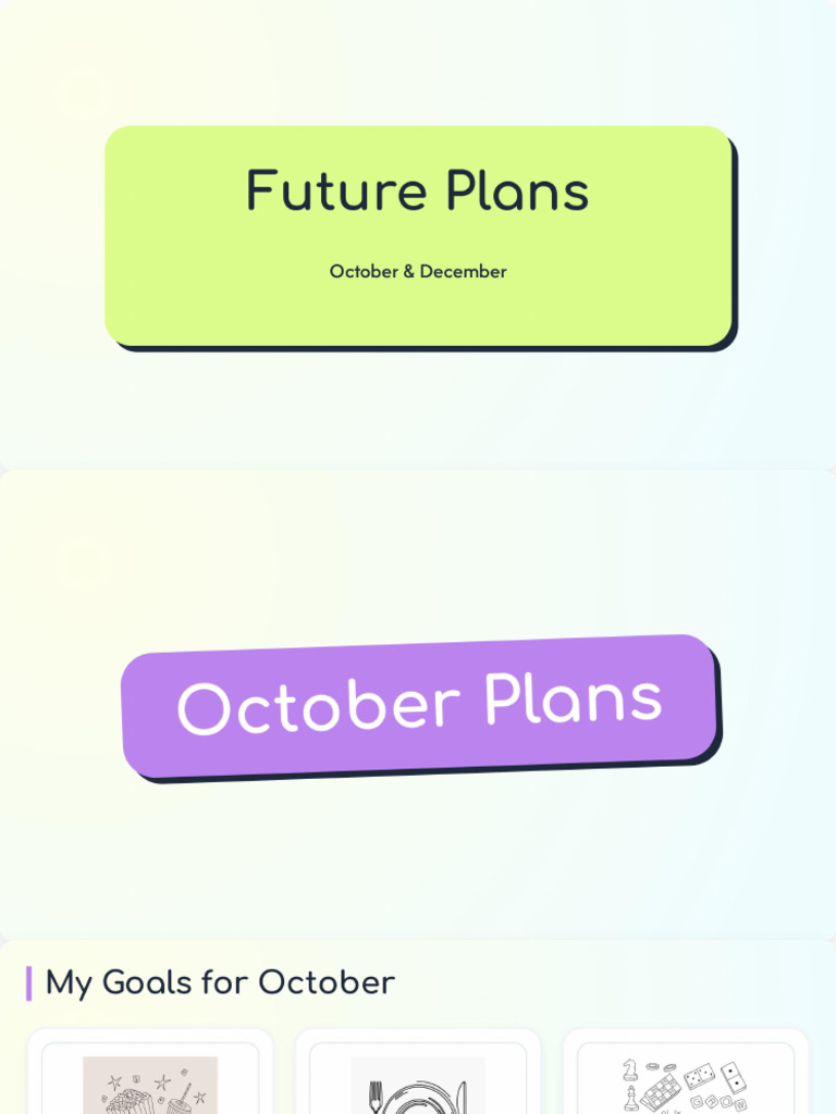Simple Future Plans | PDF