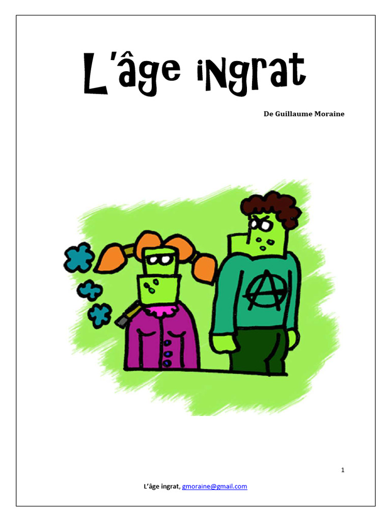 L'âge ingrat : amitié et trahison | PDF