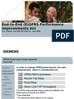 End to End (E)GPRS Performance