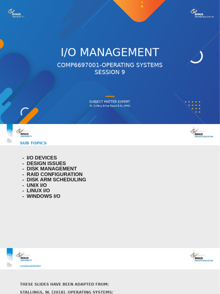 Input Output Management | PDF | Input/Output | Scheduling (Computing)