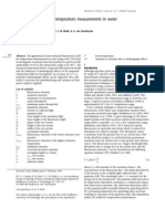 Application of 2-D LIF Temperature Measurements in Water Using A ND: YAG Laser