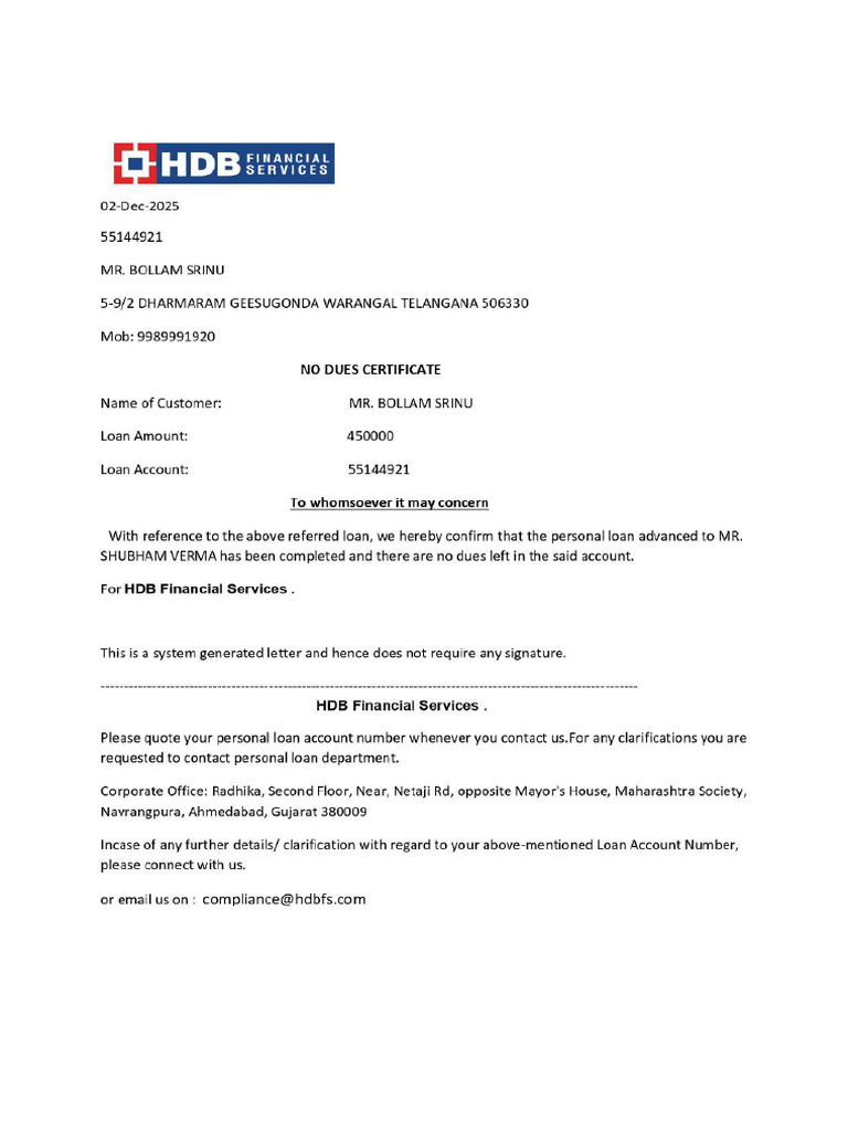 HDB Page | PDF