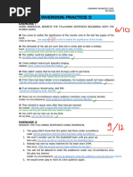Inversion Exercises for Advanced Grammar | PDF