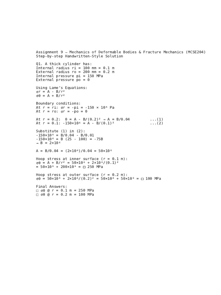 Assignment9 Q1 Corrected | PDF
