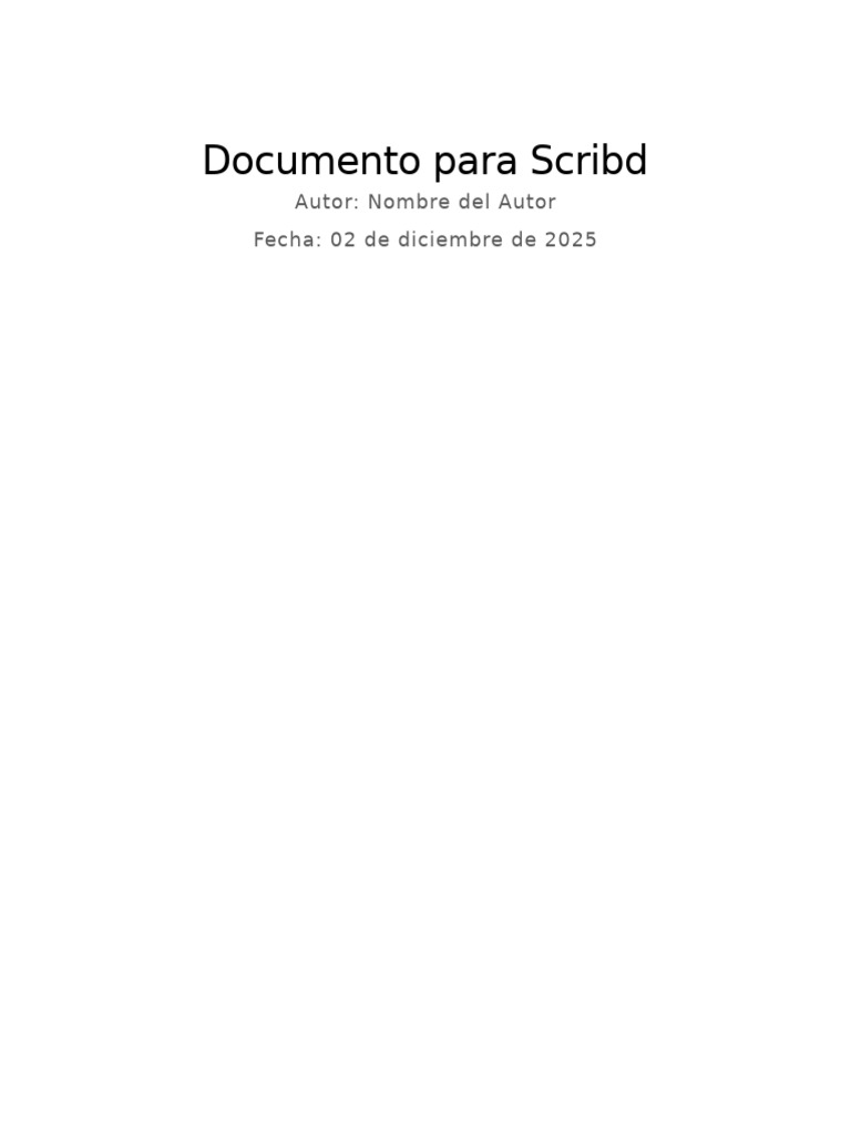 Documento - Scribd (1) XXXXXXXXXXXXXXXXXXXX | PDF | Información | Scribd