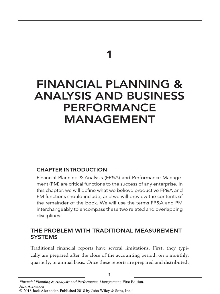 FP&A and Performance Management Insights | PDF | Mergers And ...