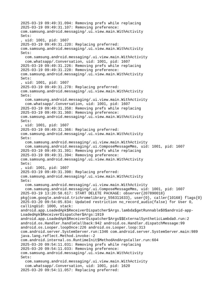 Samsung Messaging Preference Changes | PDF | Android (Operating System ...