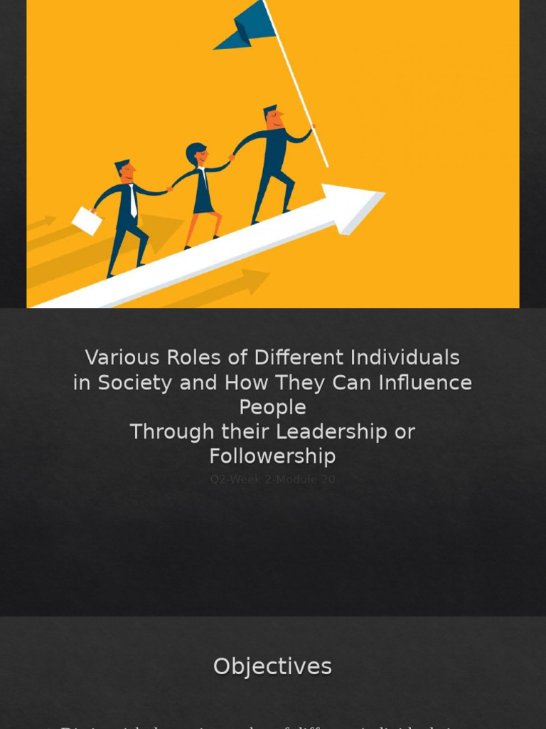 Roles of Leaders and Followers in Society | PDF | Leadership | Society
