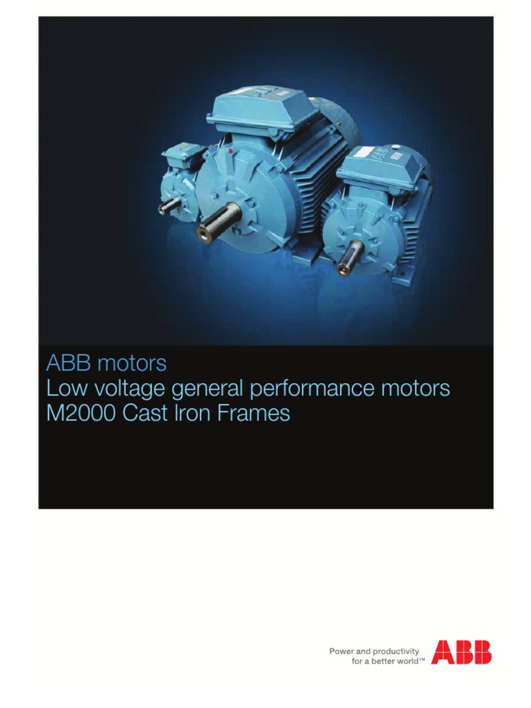 Catalog Motor ABB PDF Electric Power Distribution Electrical