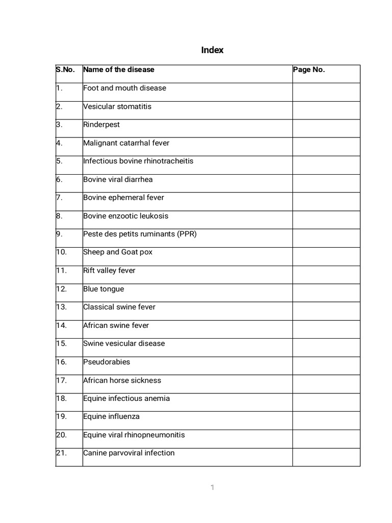 VMD 412 Viral and Parasitic Diseases[1] | PDF | Clinical Medicine ...