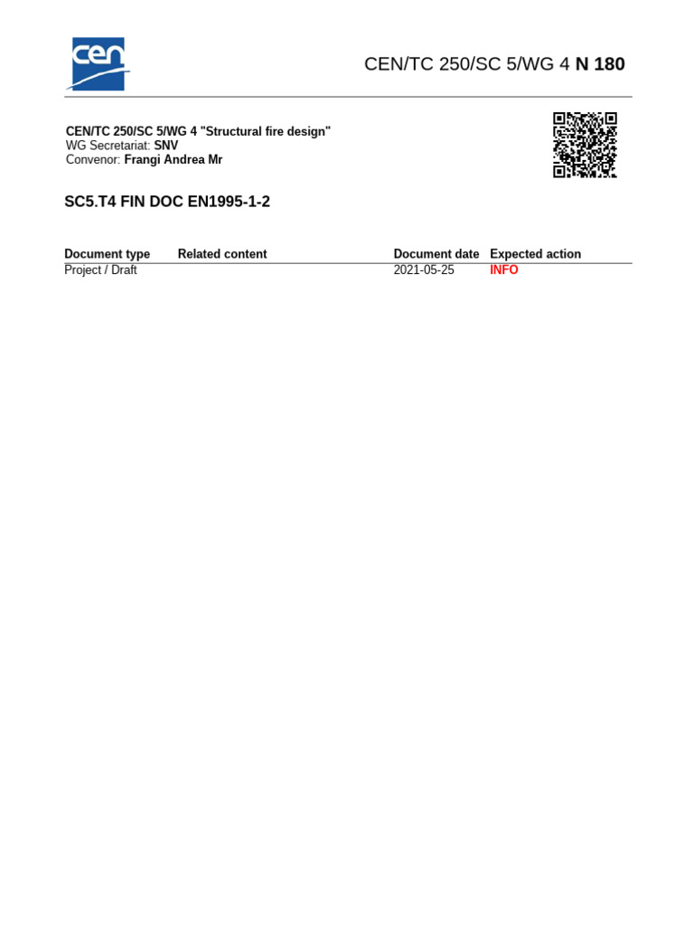 Eurocode 5: Structural Fire Design Guide | PDF | Lumber | Thermal ...