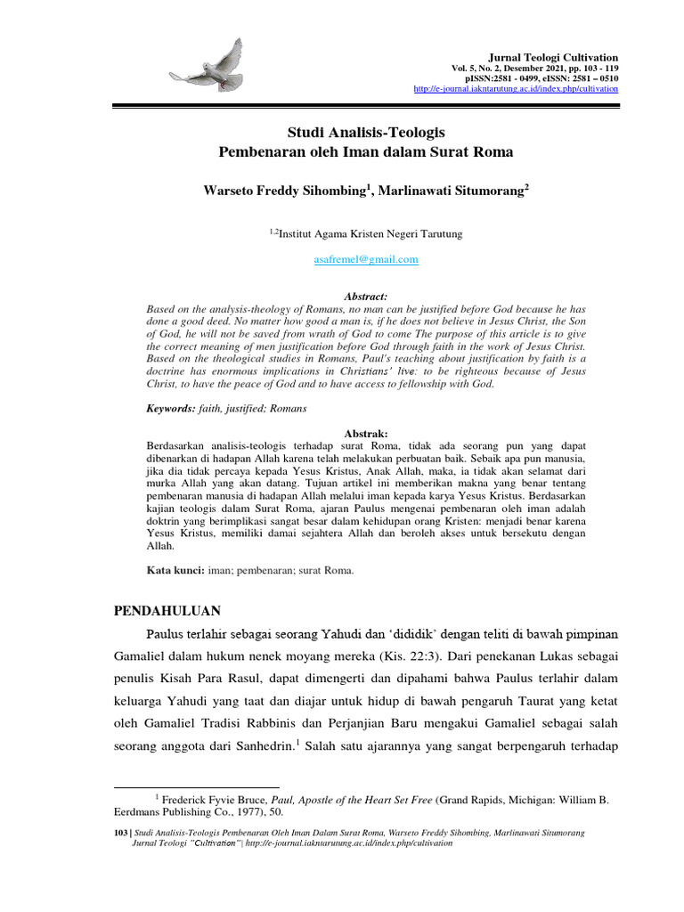 Pembenaran oleh Iman dalam Surat Roma | PDF