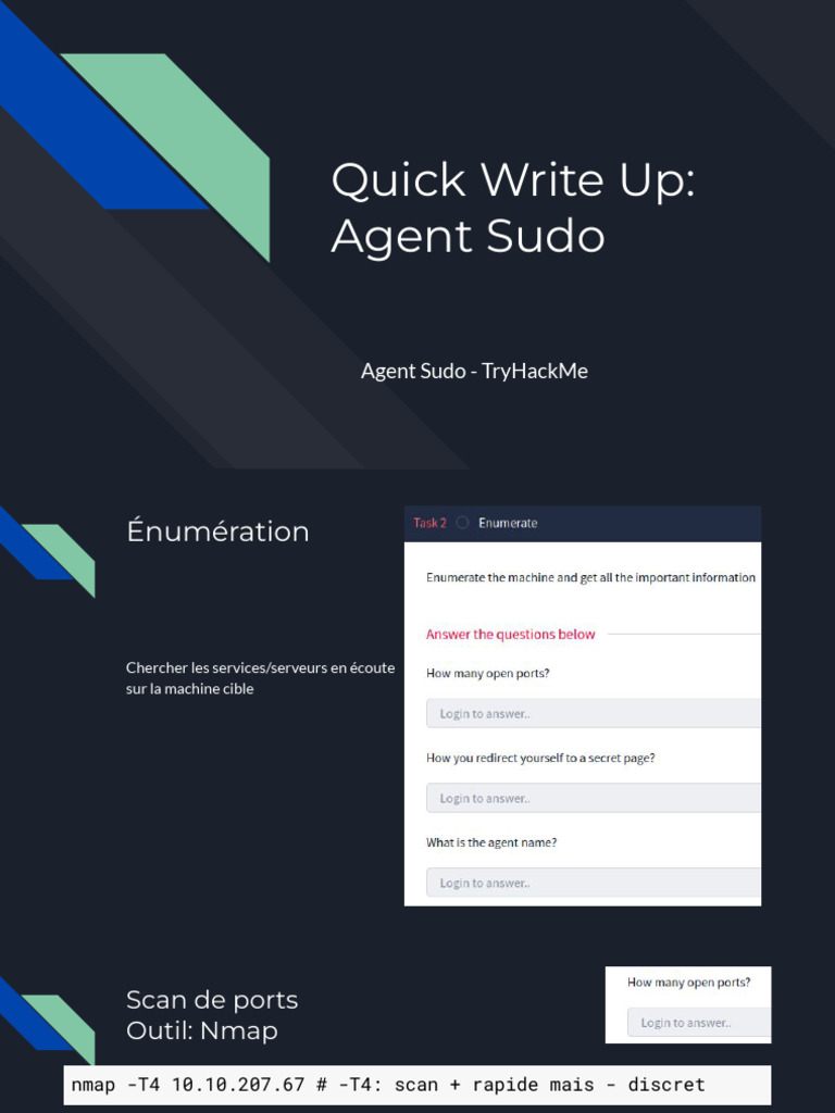 QWU - Agent Sudo | PDF | File Transfer Protocol | Unix
