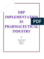 ERP in Pharmaceutical Industry