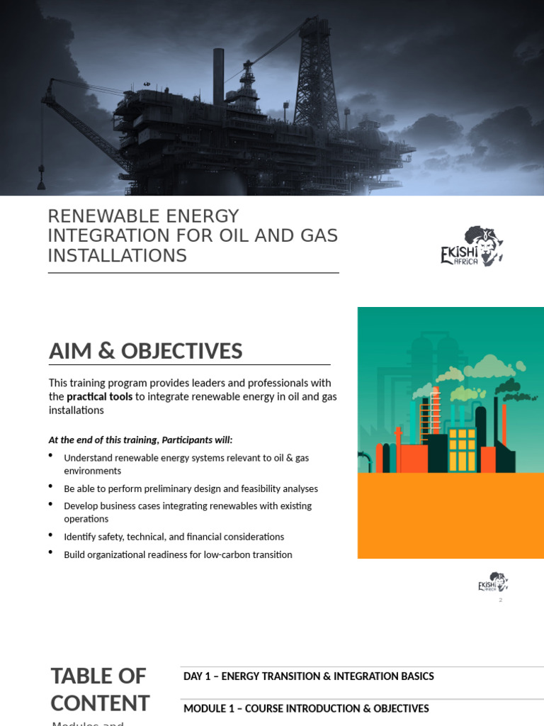 Integrating Renewables in Oil & Gas | PDF | Renewable Energy | Climate ...