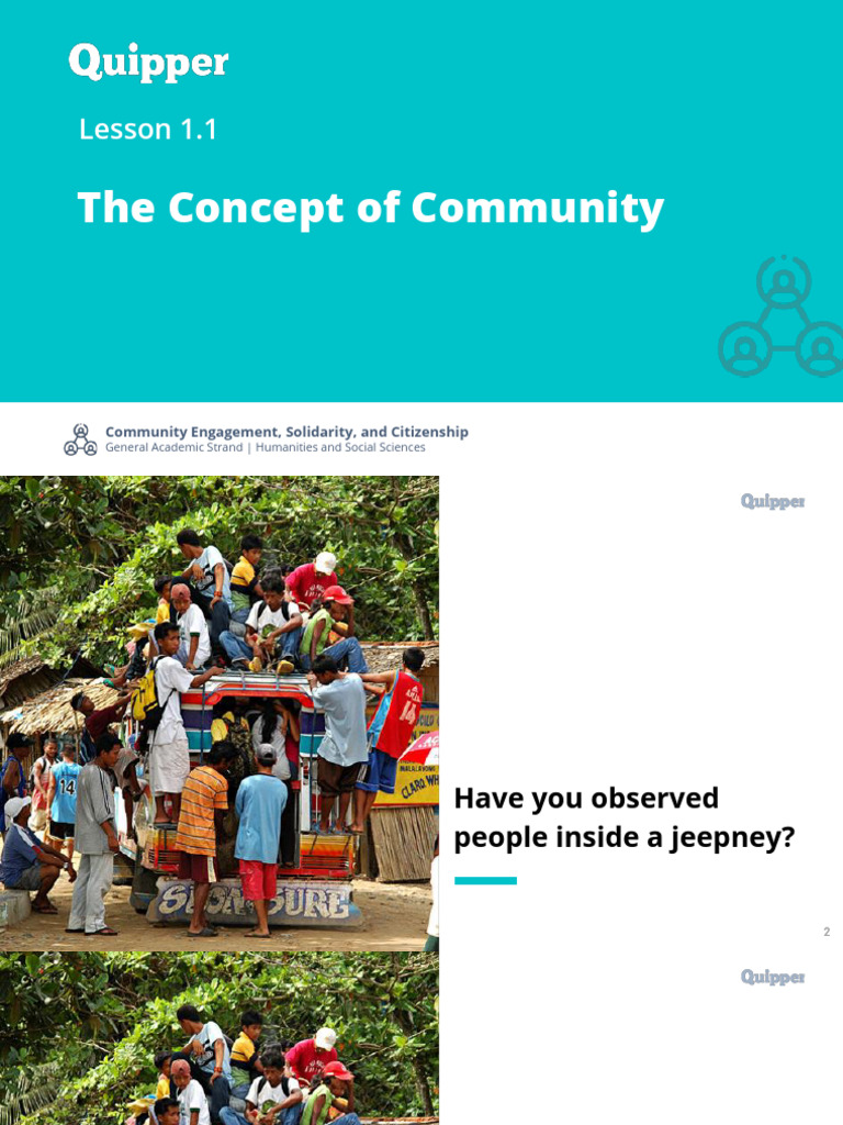 Understanding Community Dynamics in HUMSS | PDF | Community | Creative ...