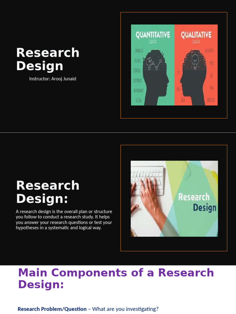Research Design | PDF | Quantitative Research | Qualitative Research