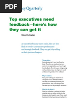 Mckinsey Feedback