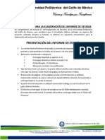 Lineamientos Informe Estadias-Actualizado 2011