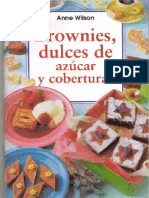 Brownies, dulces de azúcar y coberturas - Anne Wilson