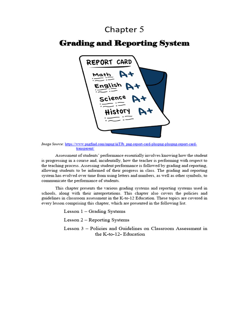 Grading and Reporting Systems Overview | PDF | Educational Assessment ...