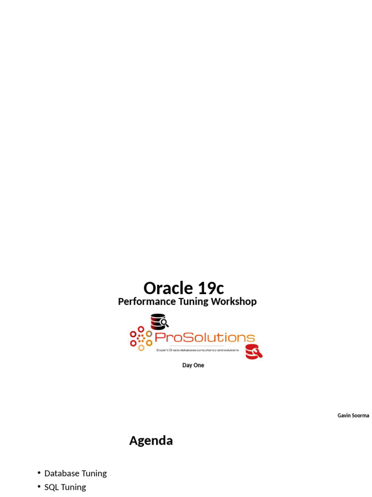 Oracle 19c Performance Tuning Guide | PDF | Databases | Table (Database)