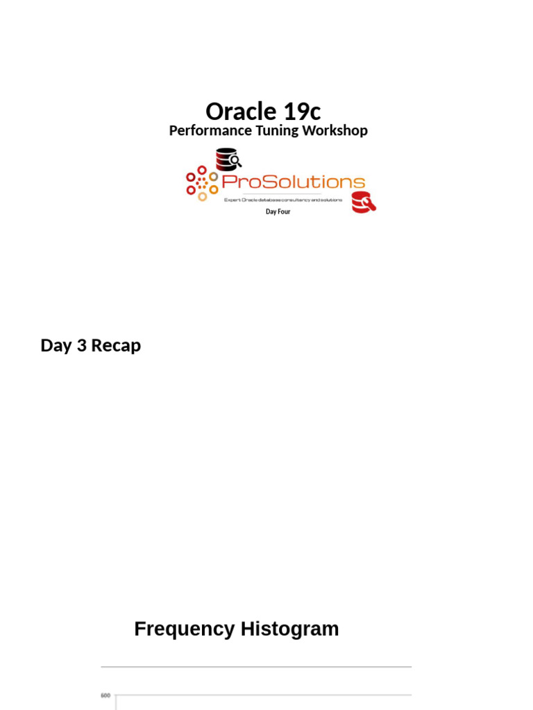 19c Performance Tuning Day Four | PDF | Database Index | Table (Database)