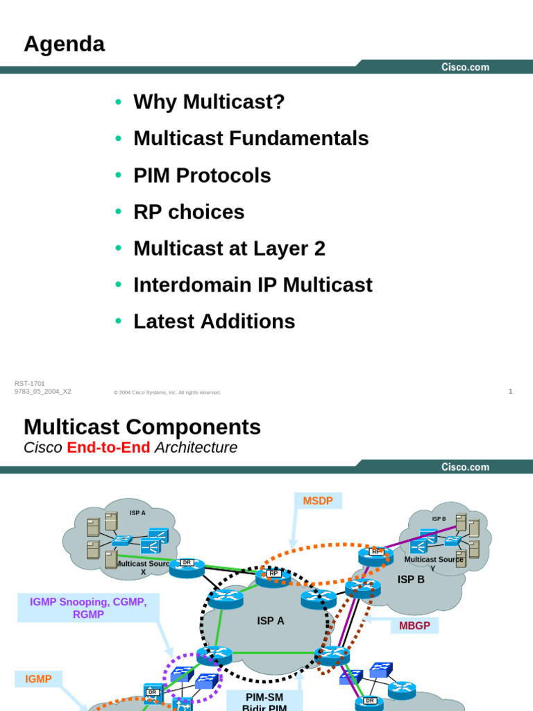 Multicast Networking Fundamentals Guide | PDF | Multicast | Ip Address