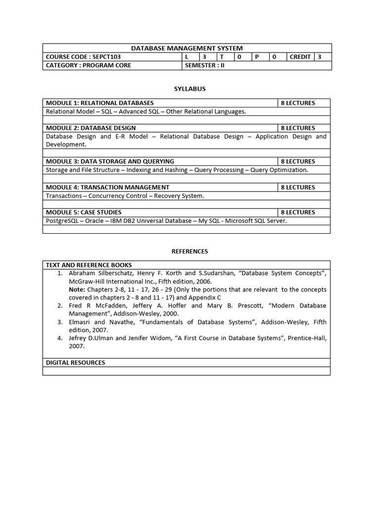 Database Management System | PDF