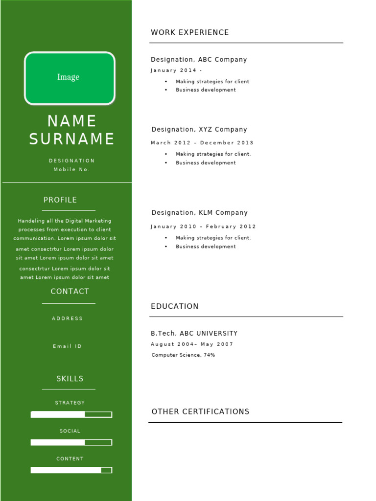 Template 1 | PDF