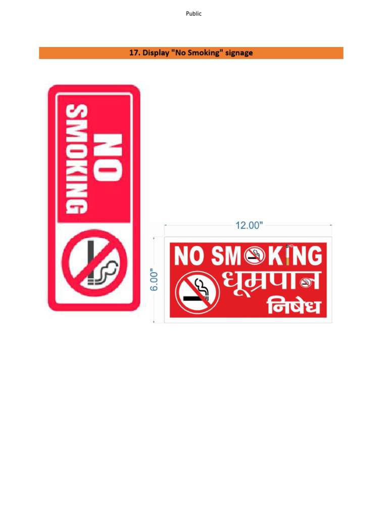 Essential Public Signage Guidelines | PDF