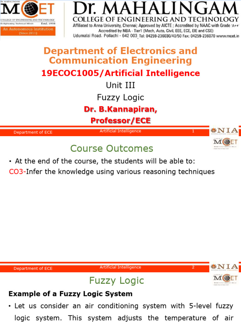 Fuzzy Logic in AI for HVAC Systems | PDF | Fuzzy Logic | Mathematical Logic