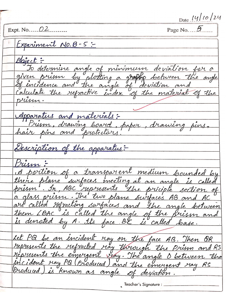 Physics Practical 4 | PDF