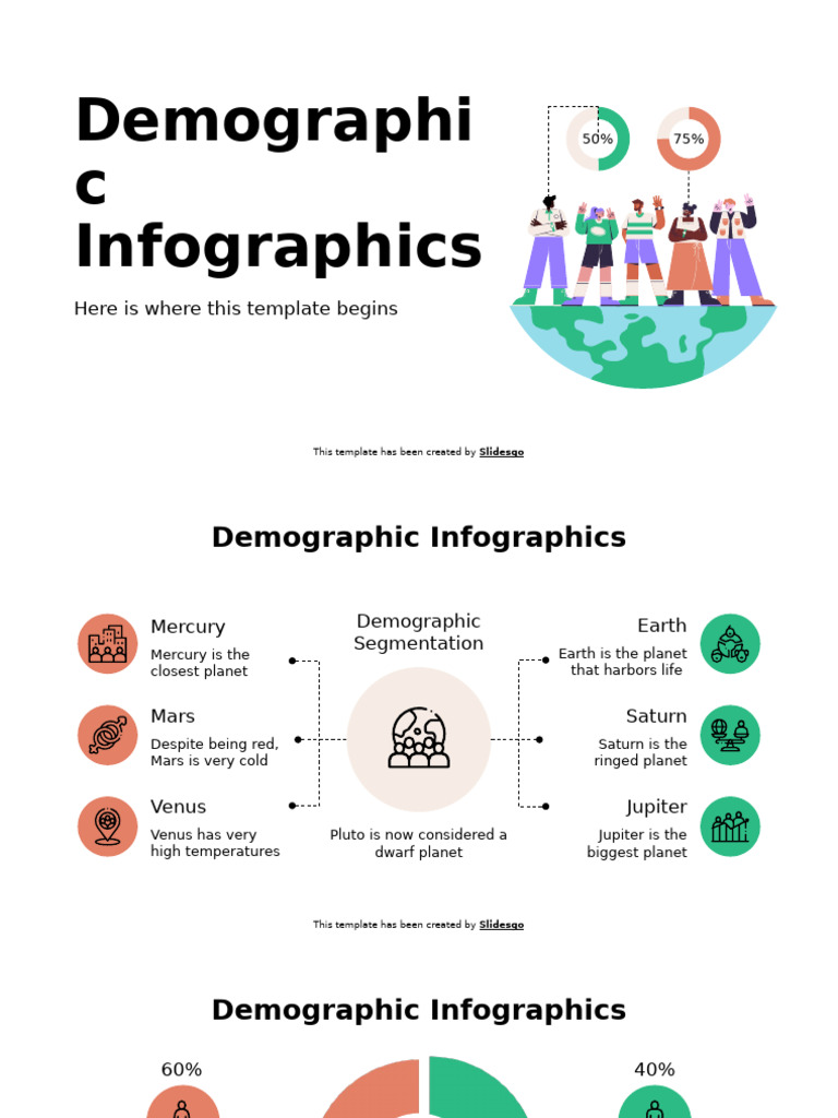 Demographic Infographics Template | PDF | Planets | Planets In Astrology