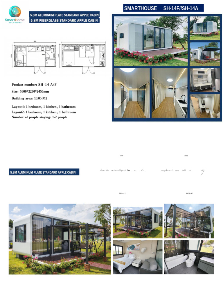 SH-14 A/F Smart House Specifications | PDF