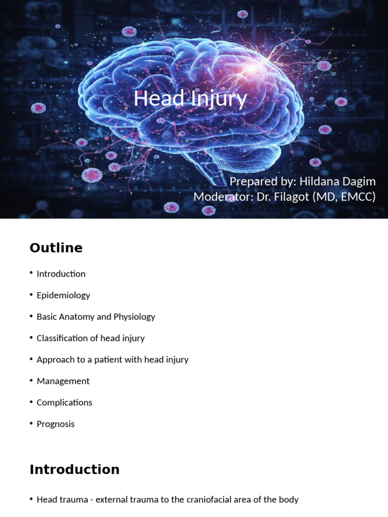Comprehensive Guide to Head Injury Management | PDF | Traumatic Brain ...