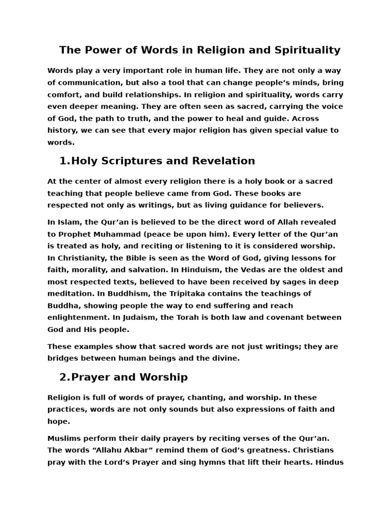 Religion and Spirituality | PDF | Prayer | Spirituality
