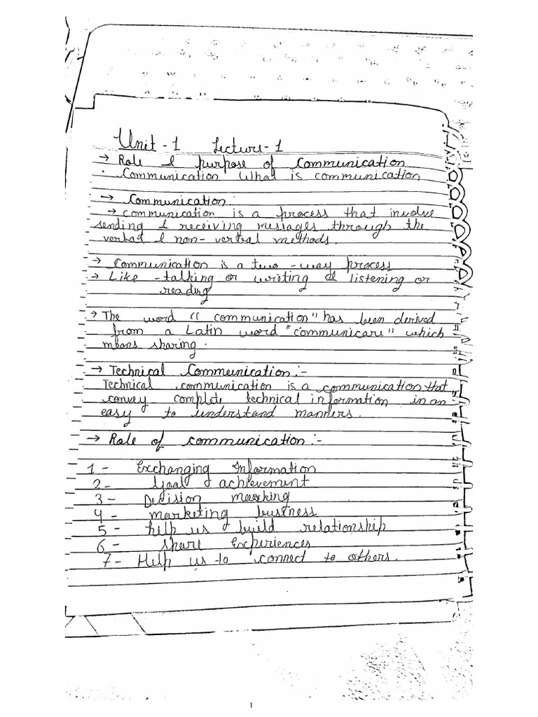 TC Unit 1 | PDF