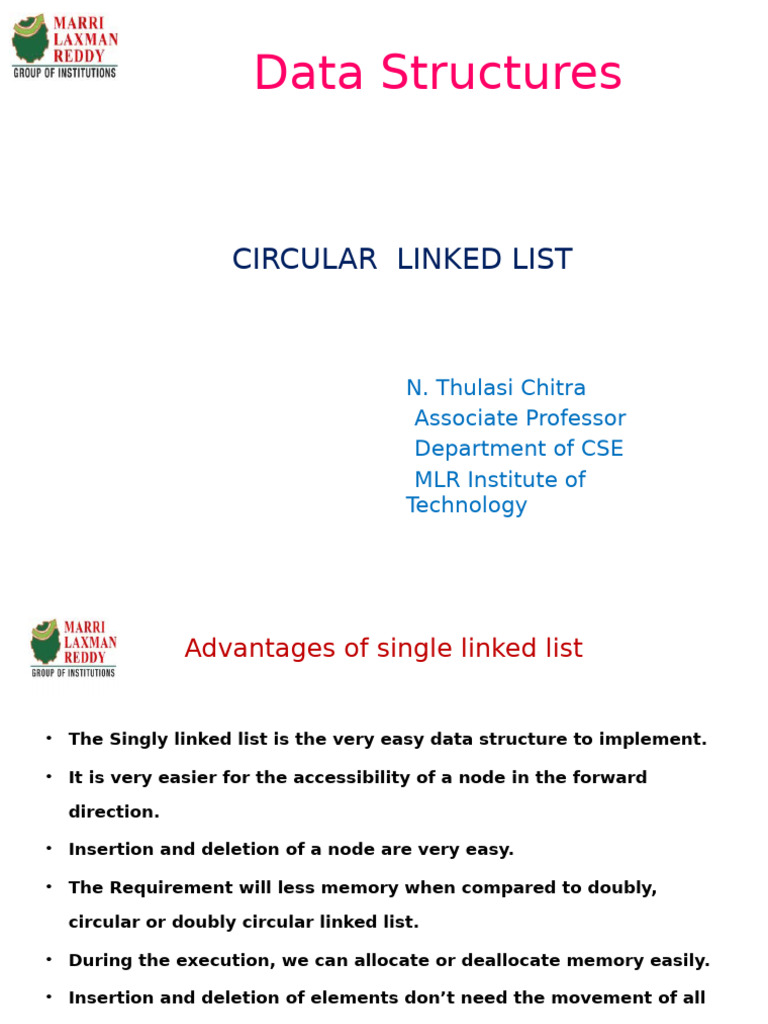 LEC11-CIRCULAR LINKED LIST | PDF | Computer Engineering | Data Management