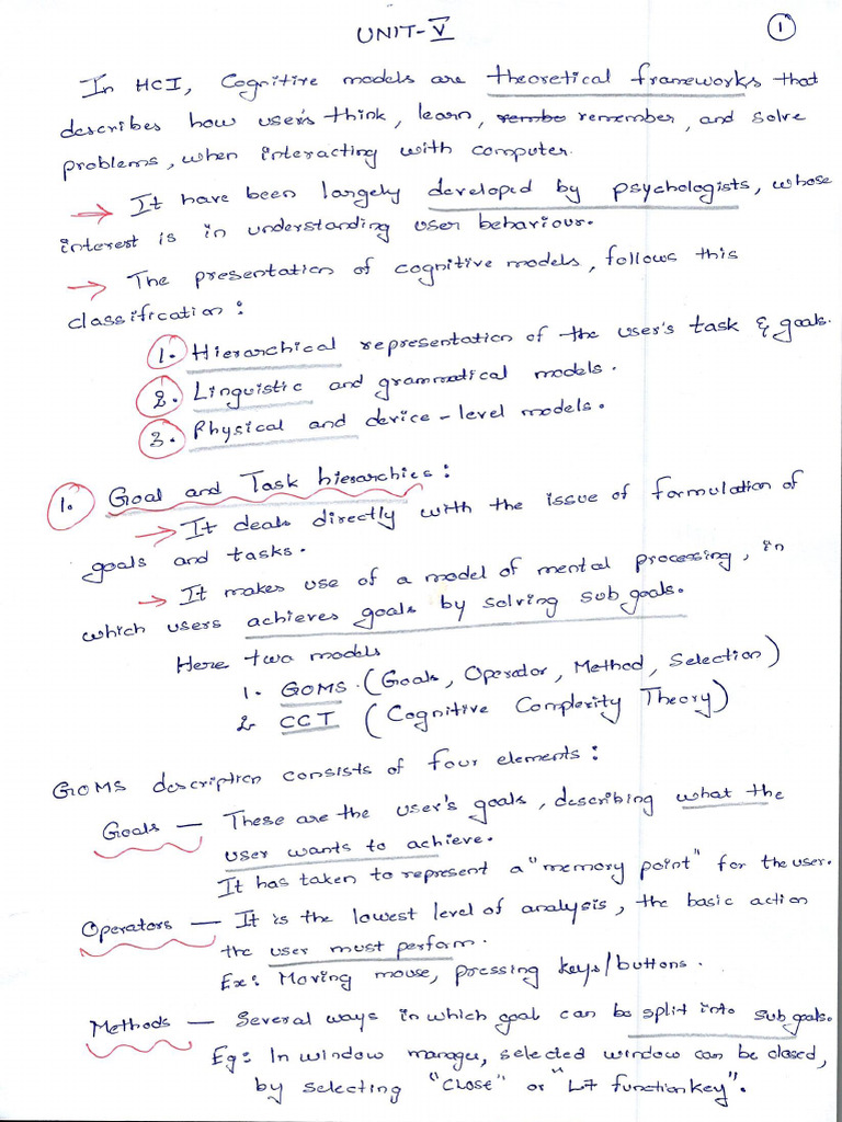 Unit 5 Hci h&r Notes-63-74 | PDF