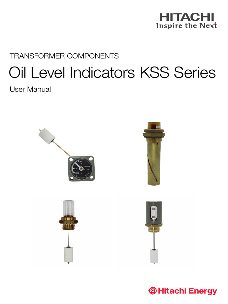 KSS Series Oil Level Indicators Manual | PDF | Screw | Hazards