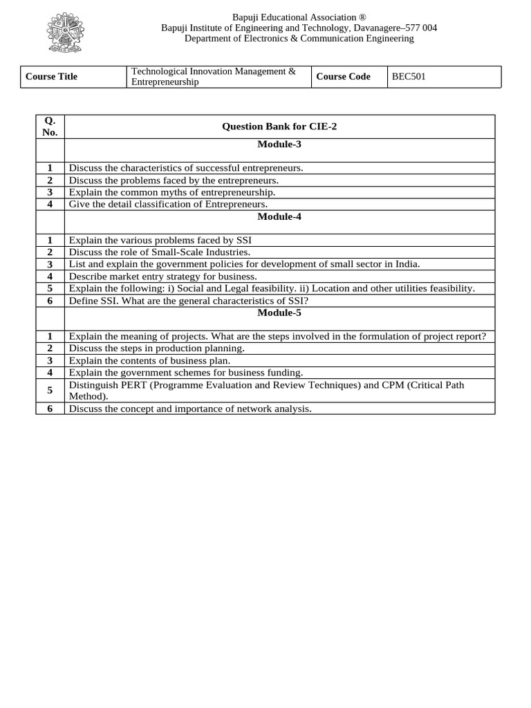 Bec501 Cie 2 | PDF