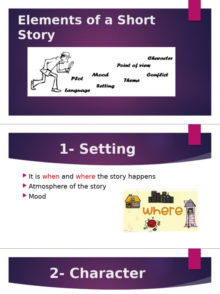 Key Elements of Short Stories | PDF